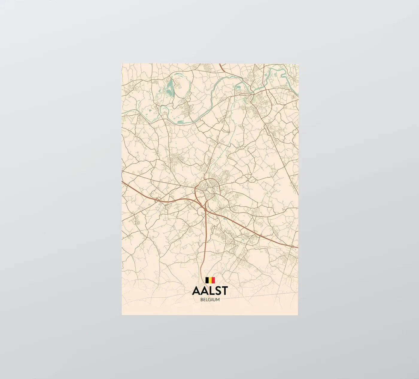 Aalst BE sticker by Jacob W MICKELSON