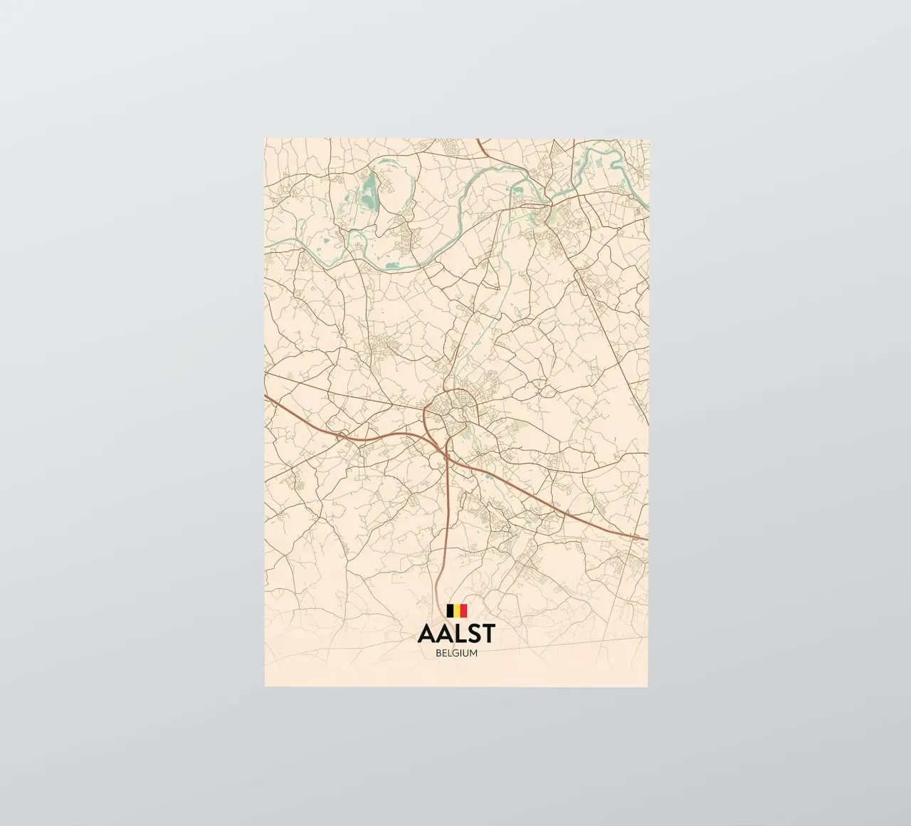 Aalst BE sticker by Jacob W MICKELSON