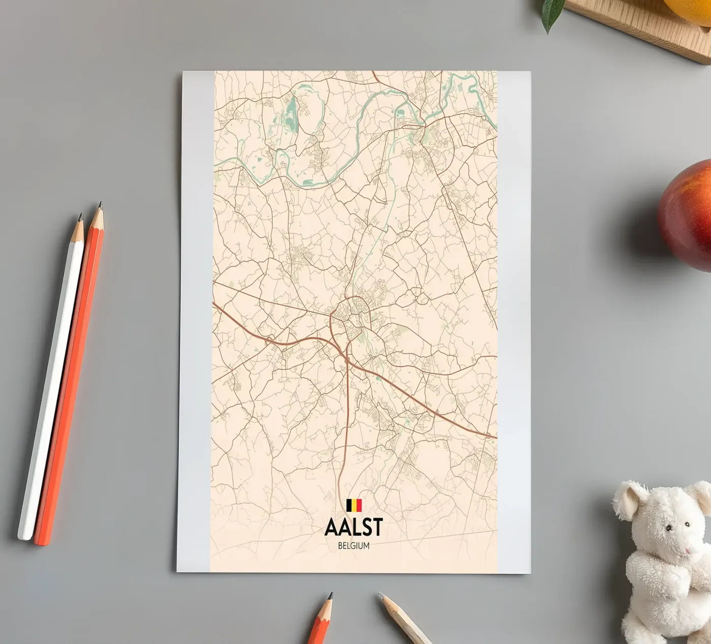 Aalst BE Stickerbogen von Jacob W MICKELSON