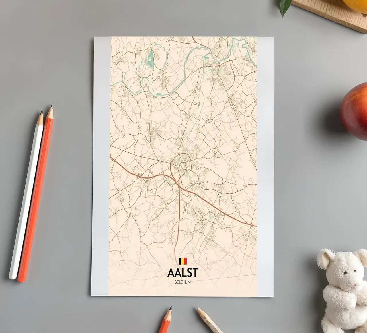 Aalst BE sticker sheet by Jacob W MICKELSON