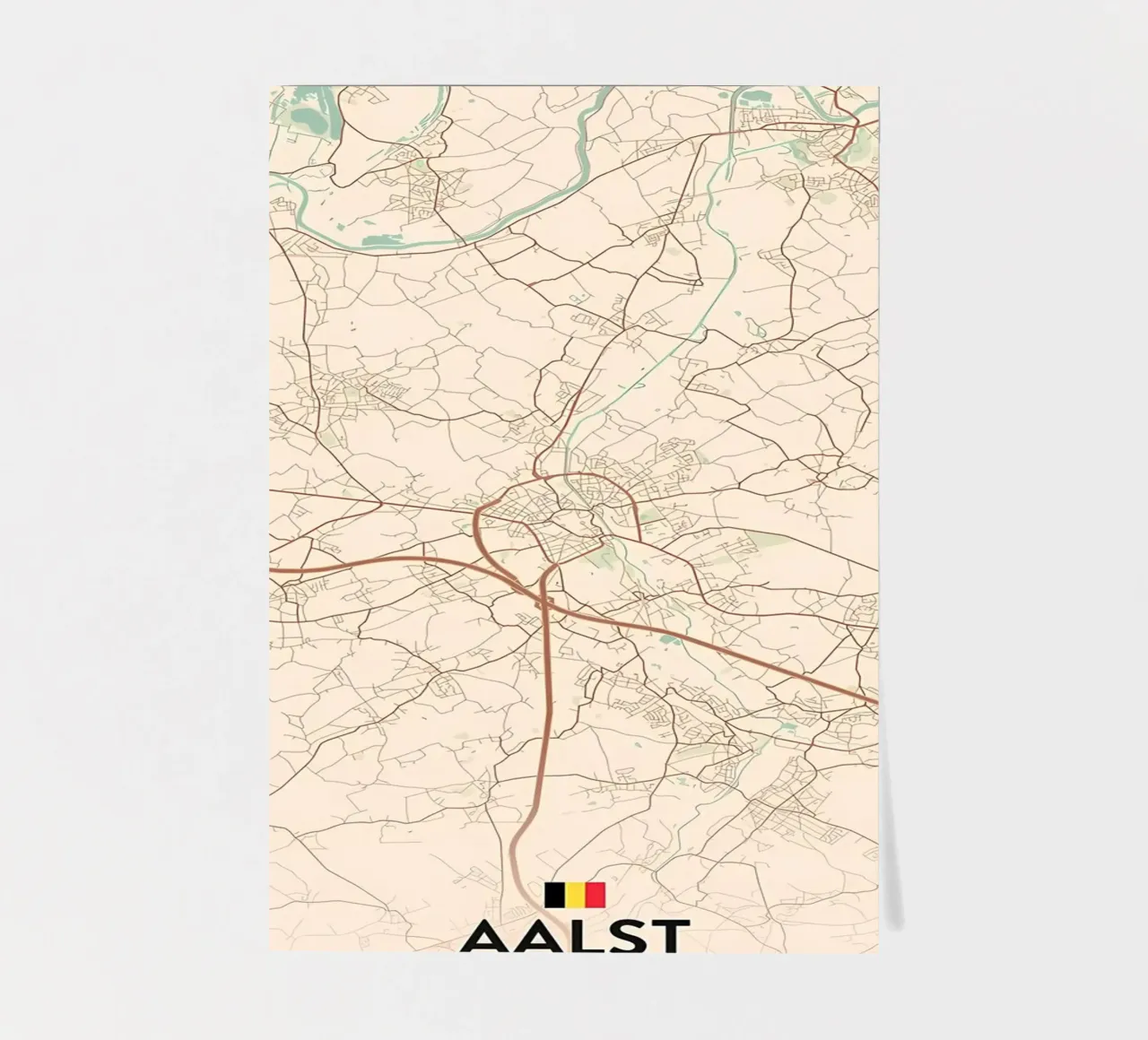 Aalst BE sticker sheet by Jacob W MICKELSON