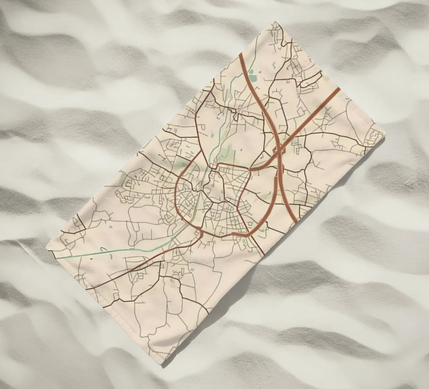 Aalst BE beach towel by Jacob W MICKELSON