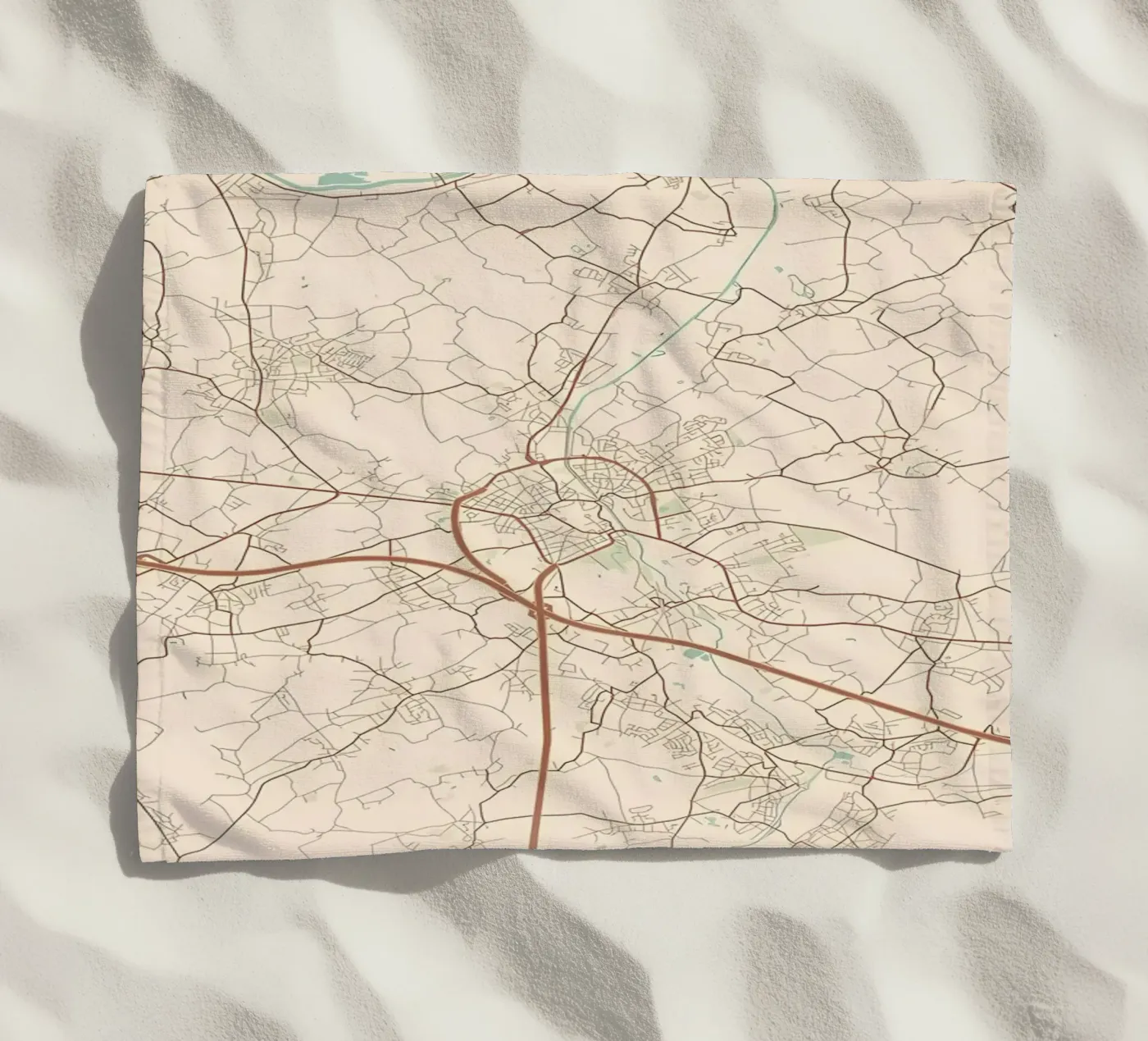 Aalst BE beach towel by Jacob W MICKELSON