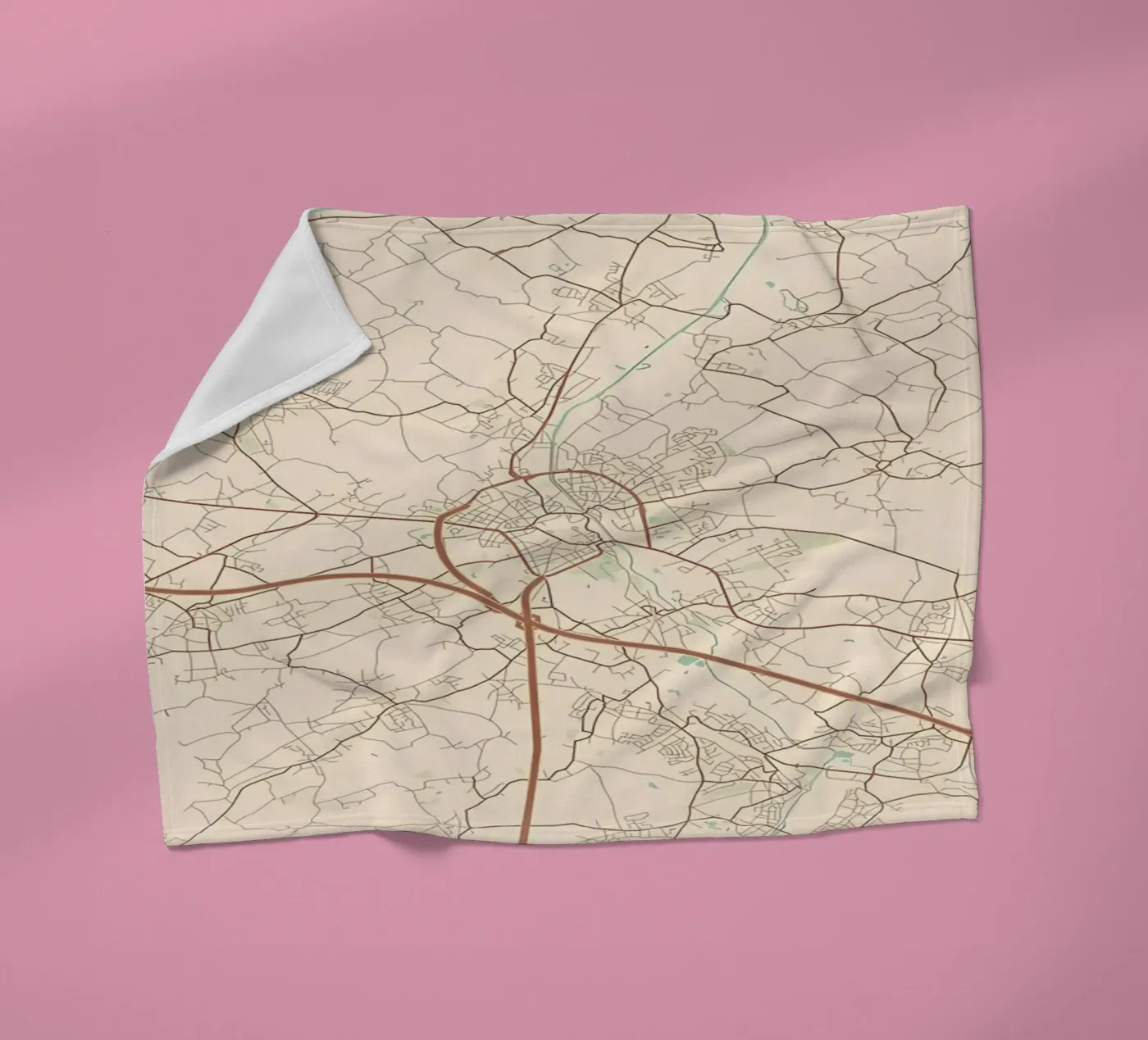 Aalst BE fleece blanket by Jacob W MICKELSON