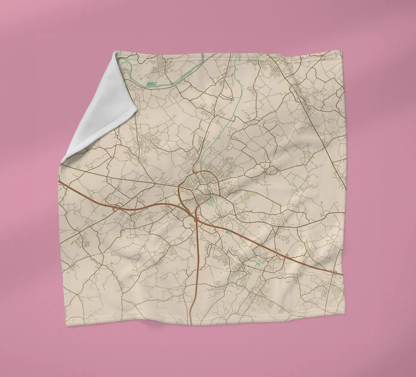 Aalst BE fleece blanket by Jacob W MICKELSON