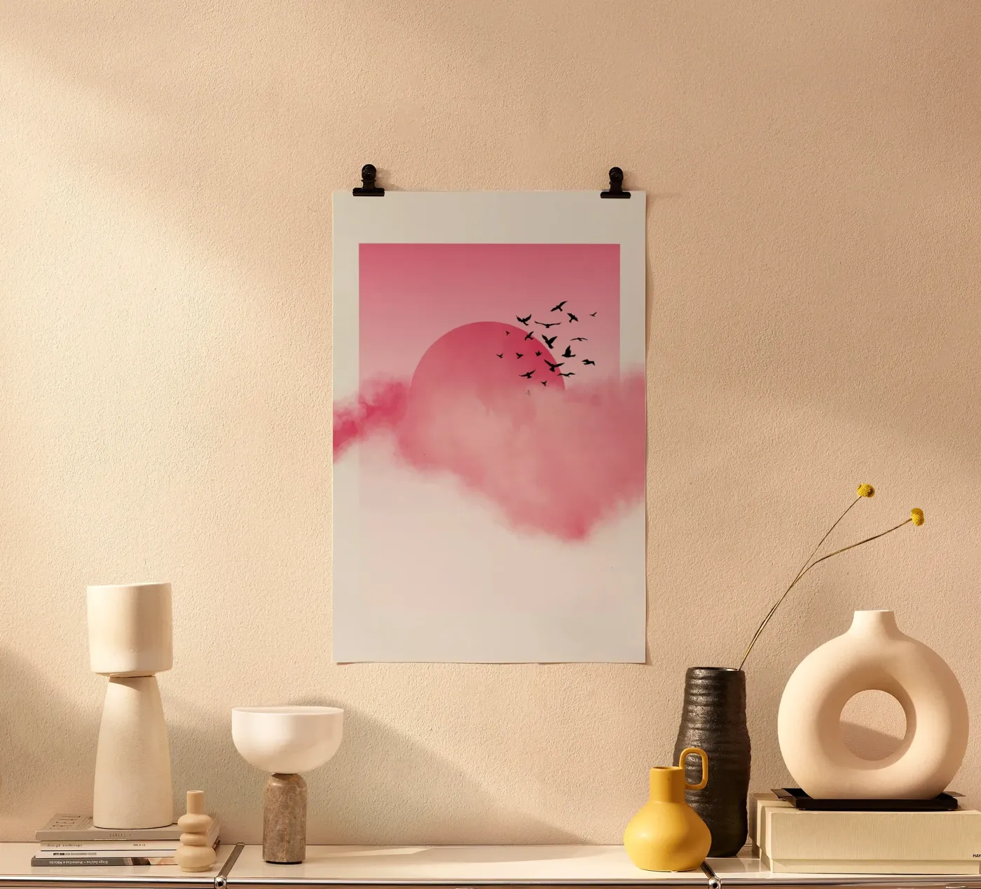 Pink Sunshine poster da Nordic Creators