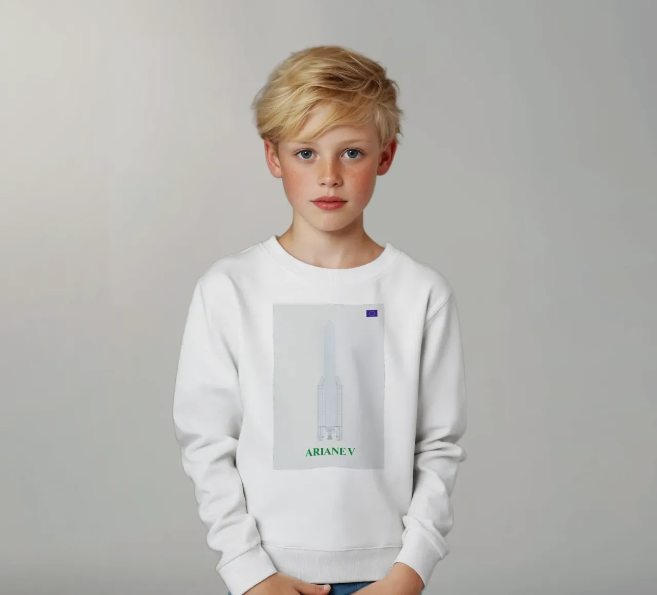 Ariane V V2 02 felpa bambino da Marc Schulthess