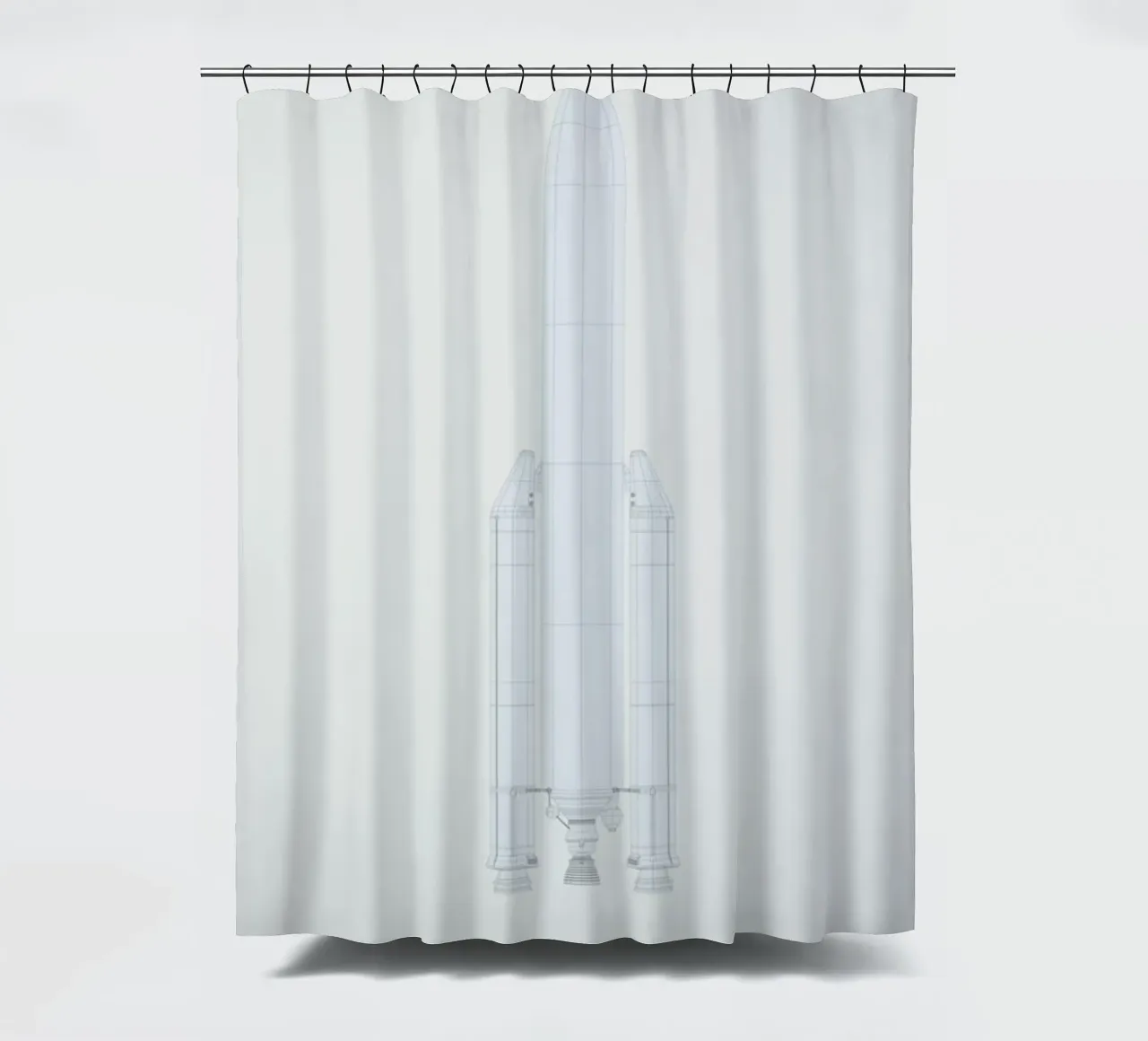 Ariane V V2 02 tenda da doccia da Marc Schulthess