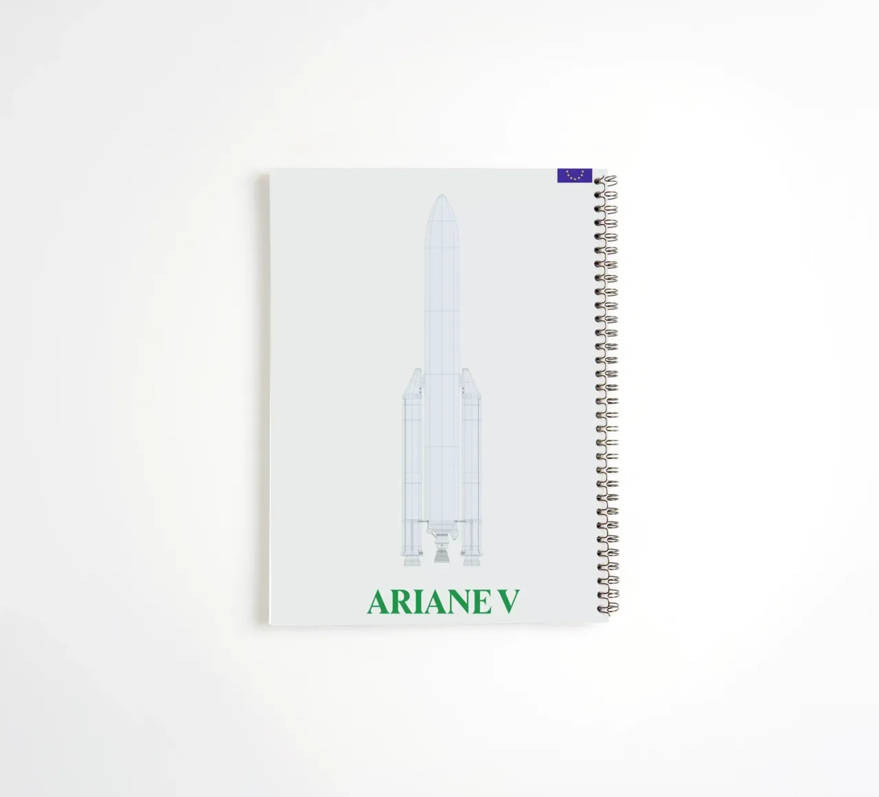 Ariane V V2 02 spiral notebook by Marc Schulthess