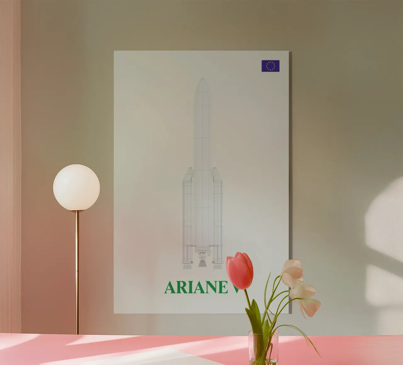 Ariane V V2 02 plexiglass da Marc Schulthess