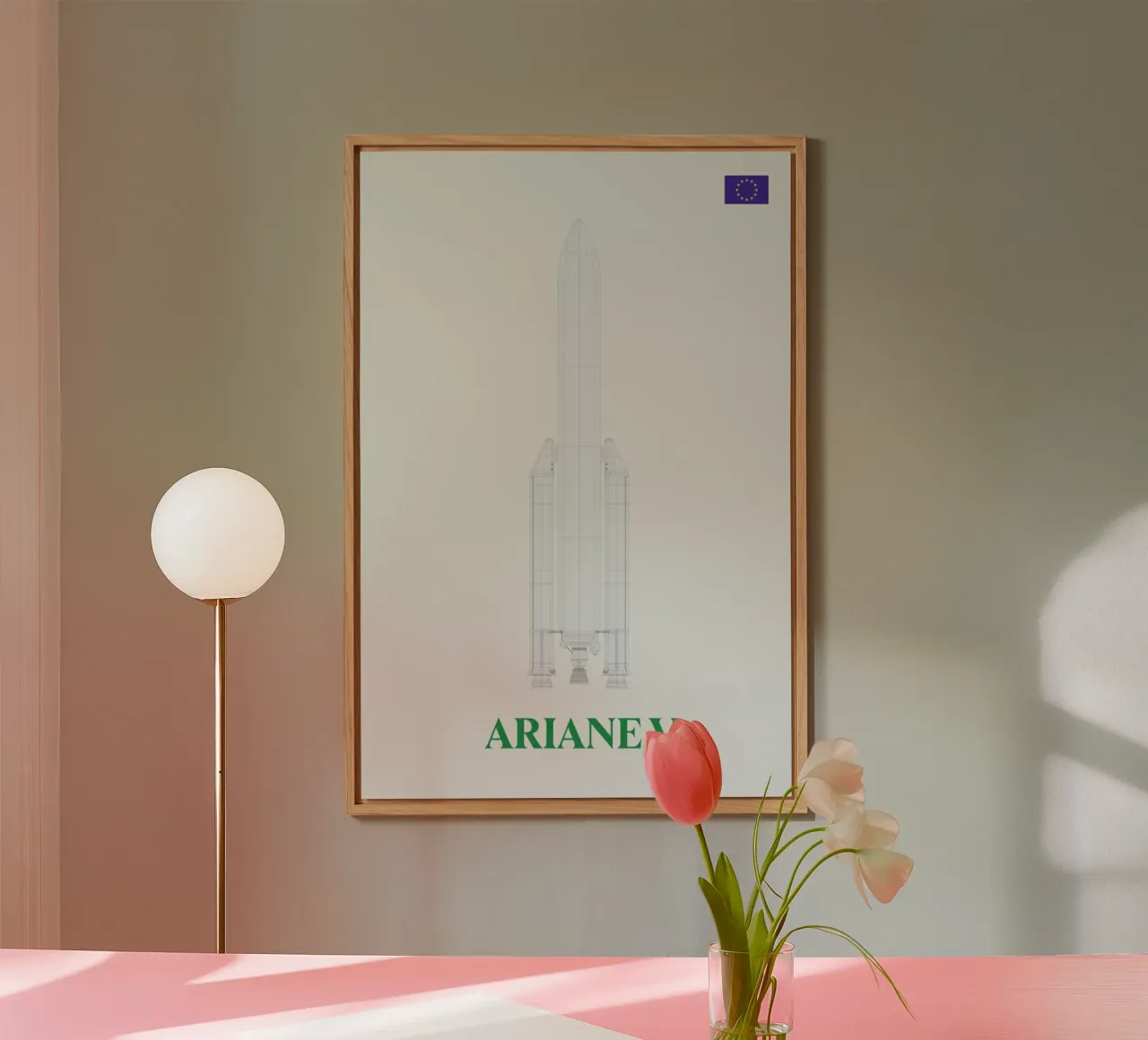 Ariane V V2 02 alluminio dibond da Marc Schulthess