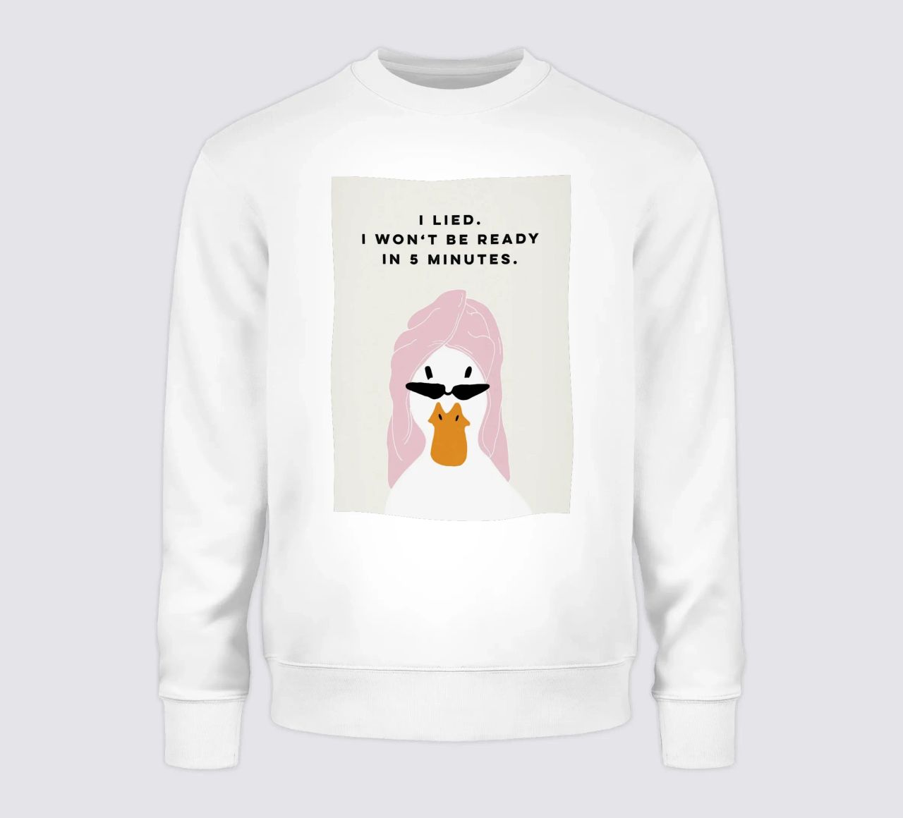 Running late Duck felpa da thesoulhugclub