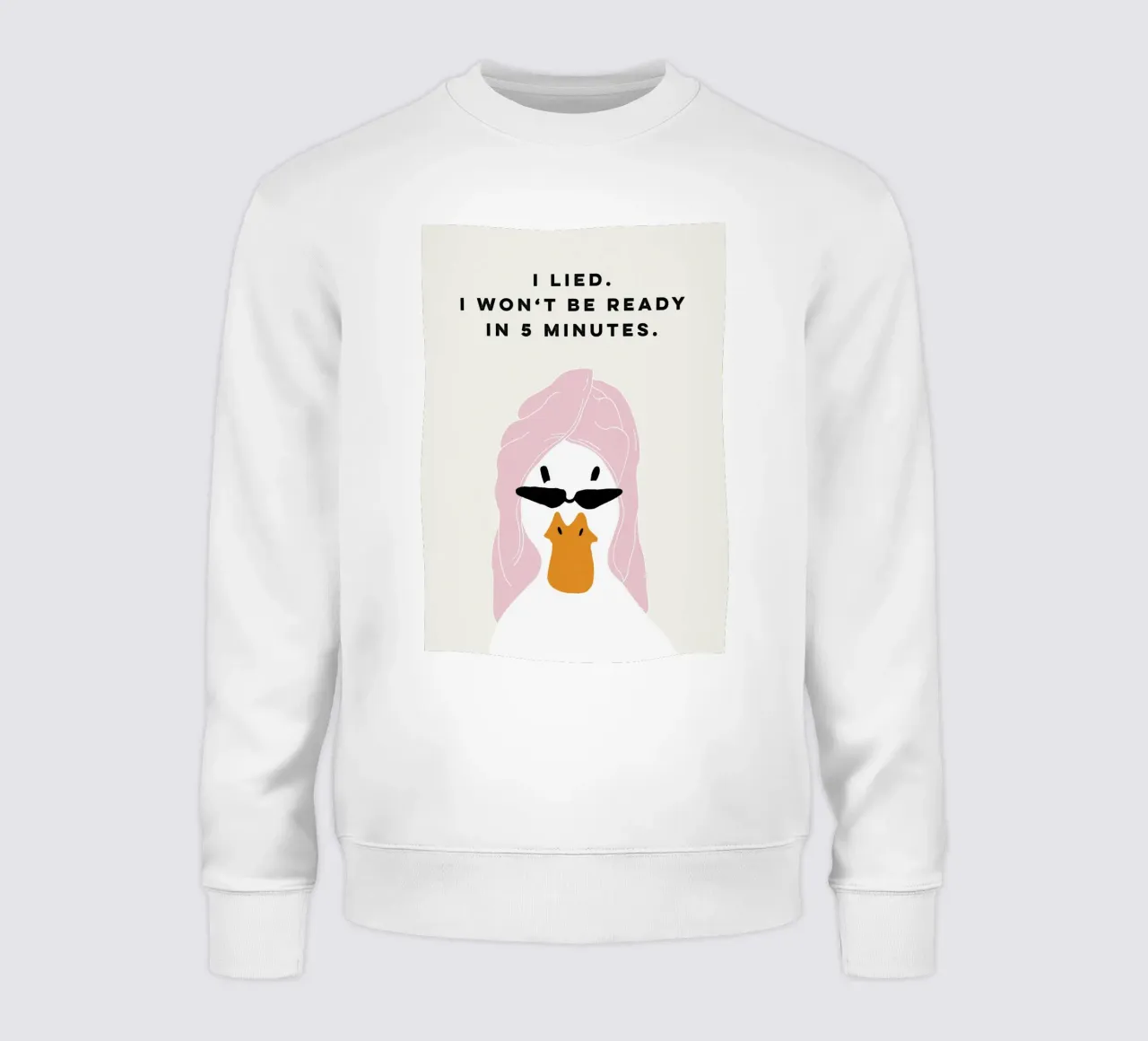 Running late Duck felpa da thesoulhugclub