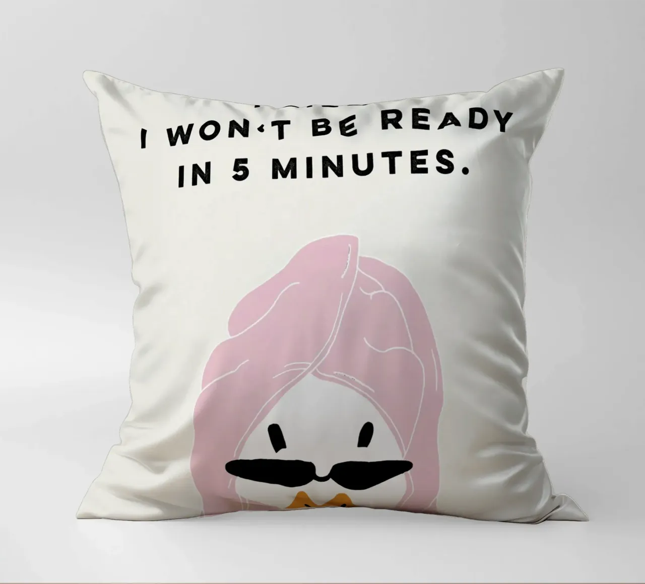 Running late Duck cuscino da thesoulhugclub