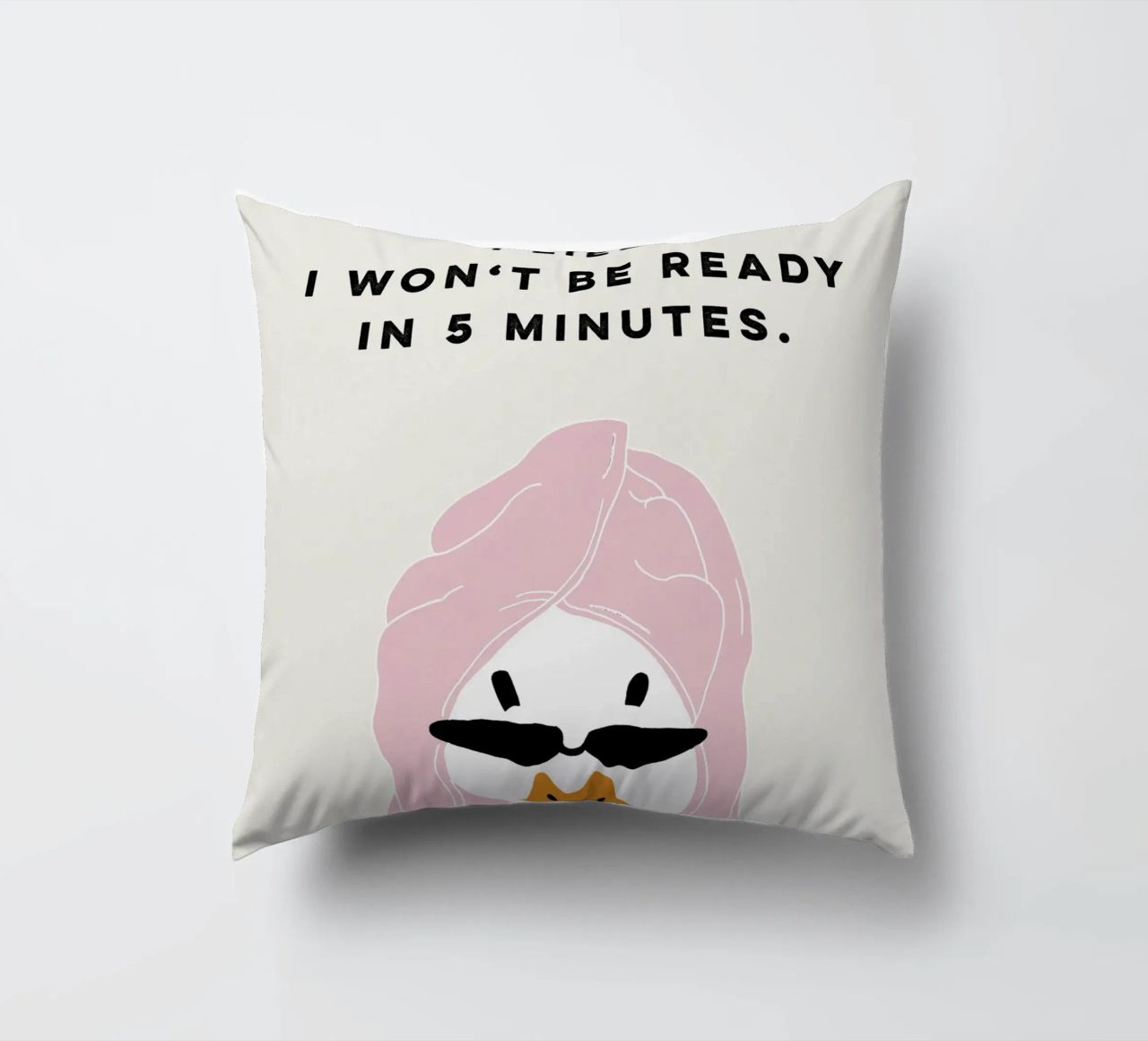 Running late Duck cuscino da thesoulhugclub
