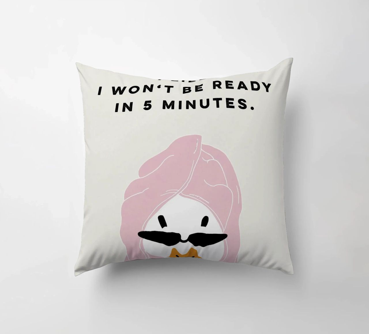 Running late Duck cuscino da thesoulhugclub