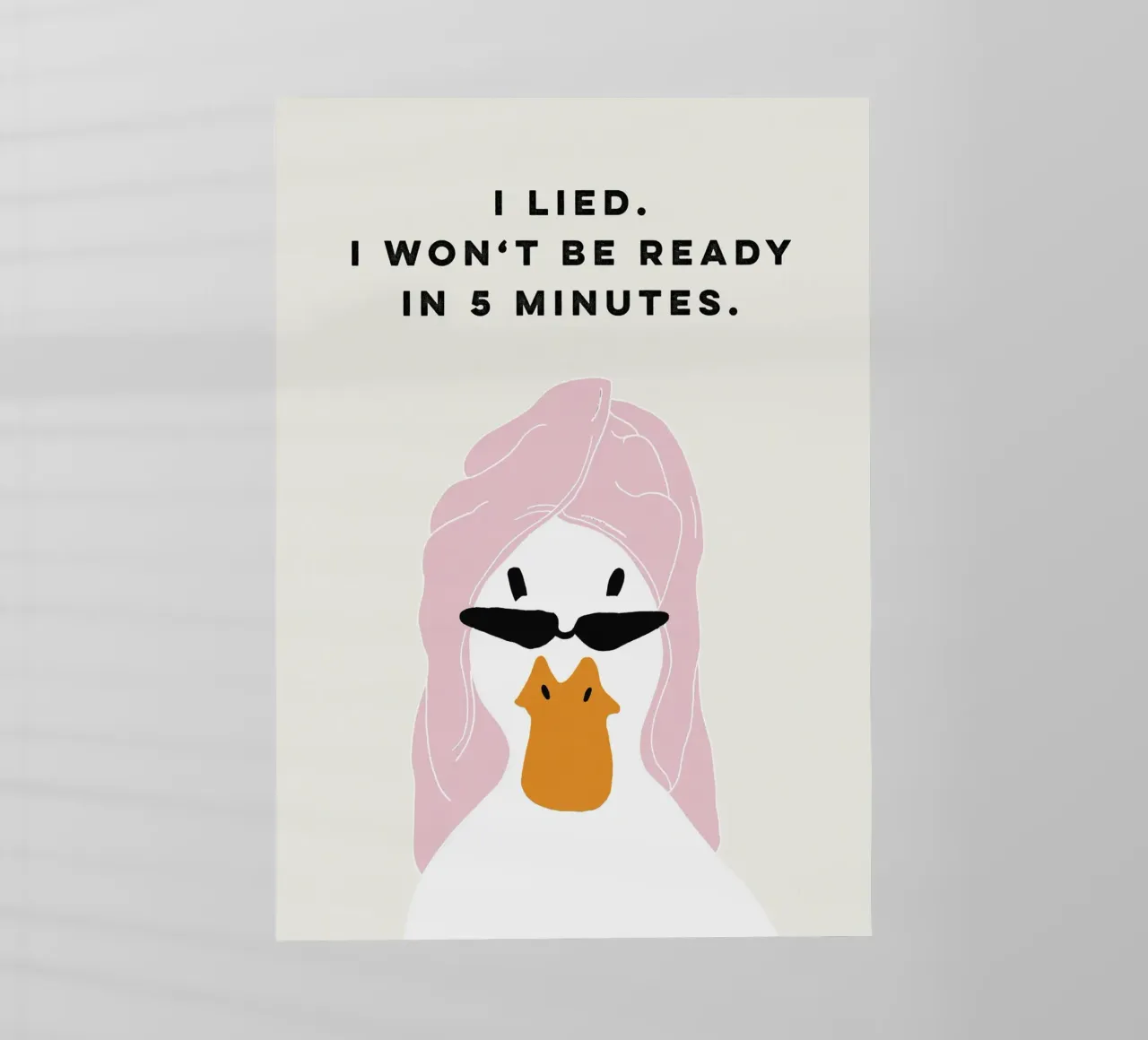 Running late Duck pellicola backlit da thesoulhugclub