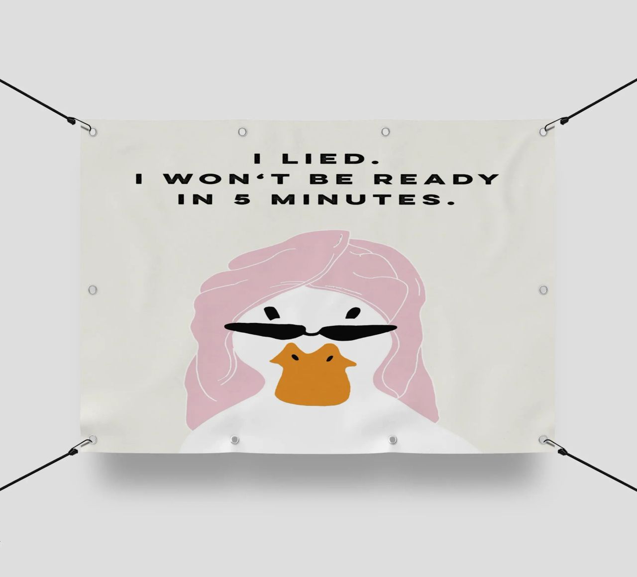 Running late Duck telo in pvc da thesoulhugclub