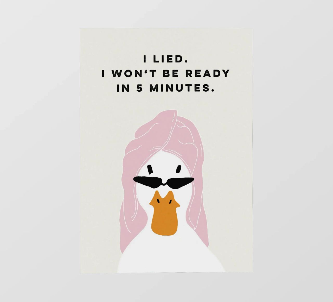 Running late Duck telo in pvc da thesoulhugclub