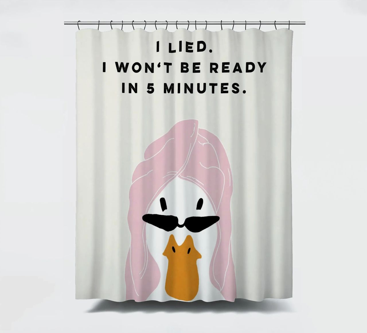 Running late Duck tenda da doccia da thesoulhugclub