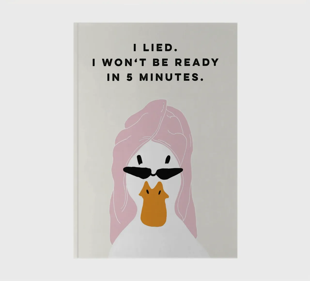 Running late Duck notebook by thesoulhugclub