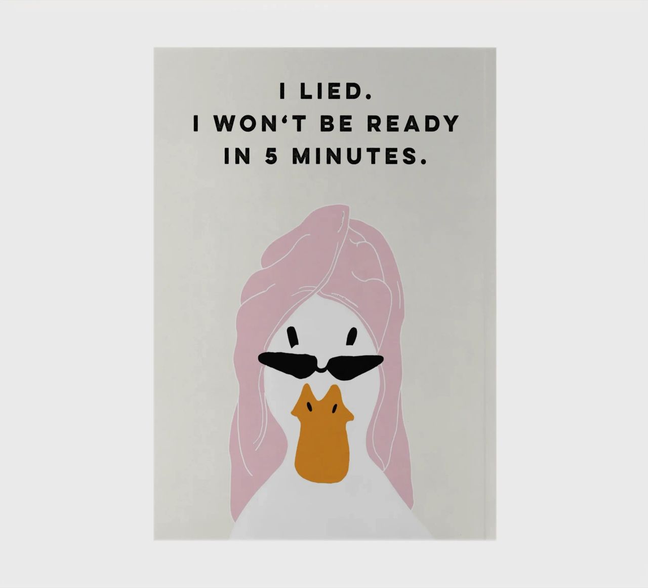 Running late Duck notebook by thesoulhugclub