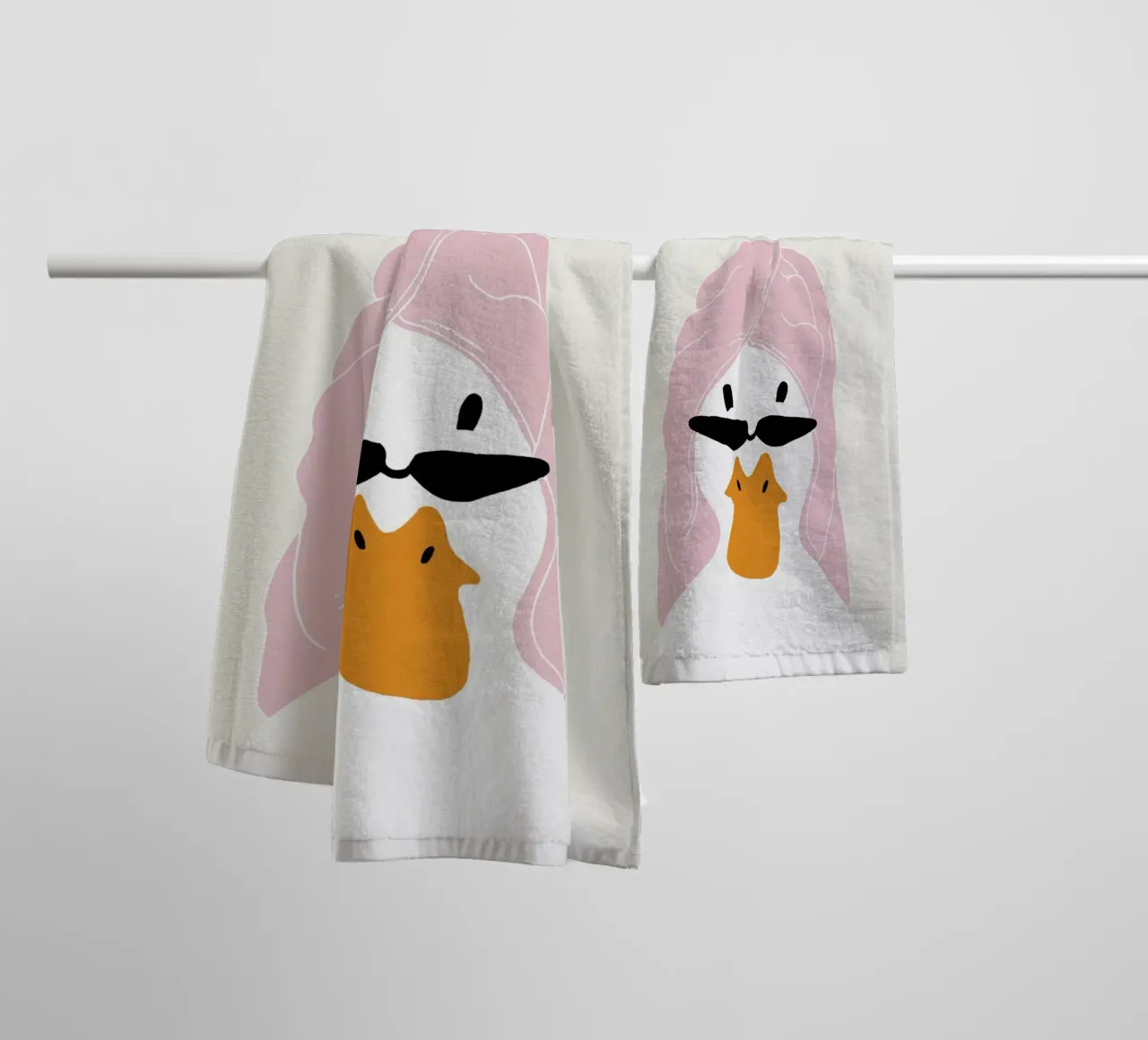 Running late Duck asciugamano da bagno da thesoulhugclub