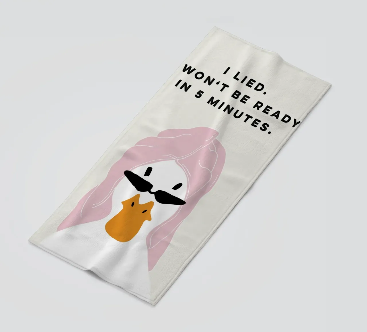 Running late Duck telo mare da thesoulhugclub