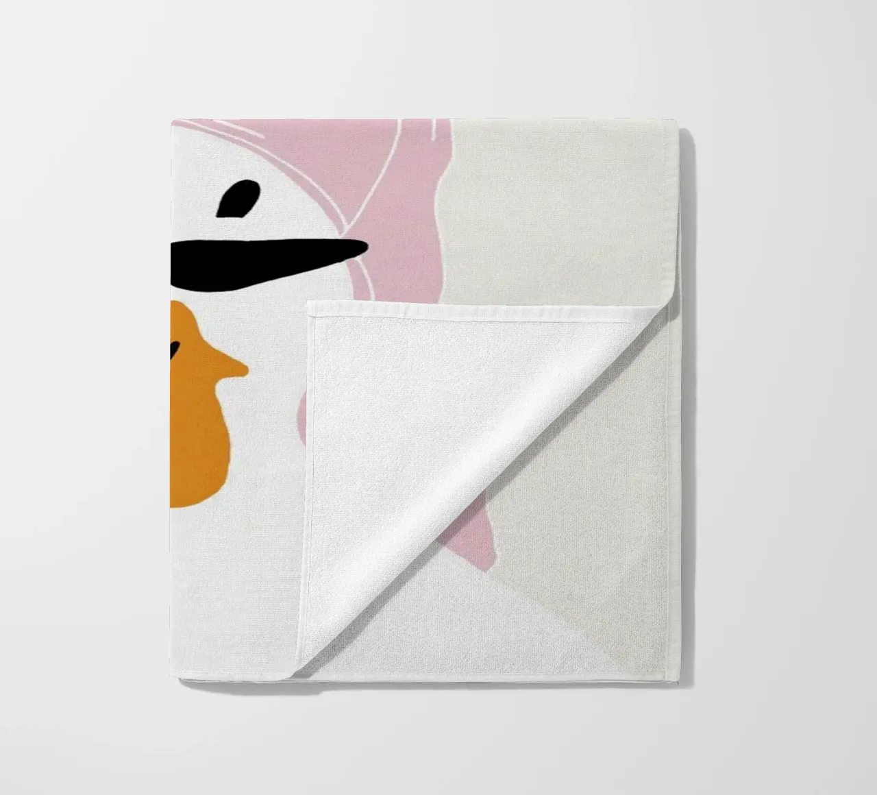 Running late Duck Strandtuch von thesoulhugclub