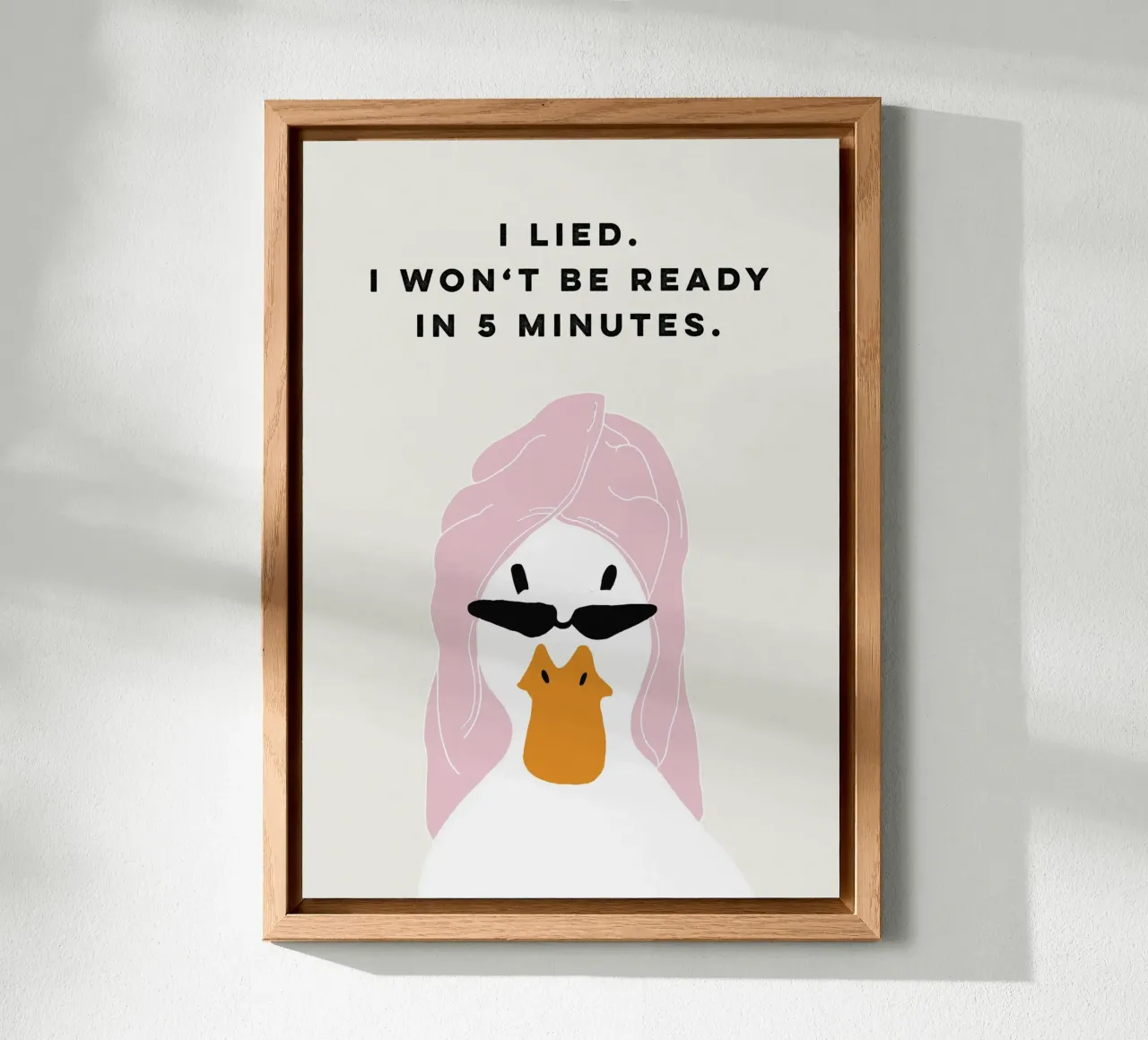 Running late Duck alluminio dibond da thesoulhugclub