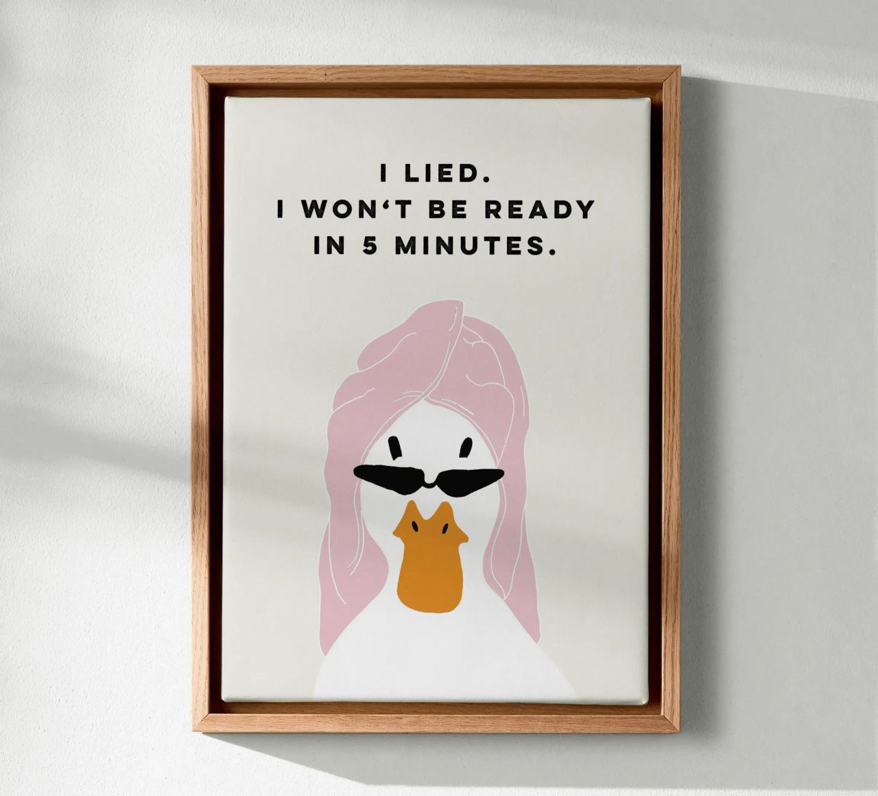Running late Duck tela da thesoulhugclub