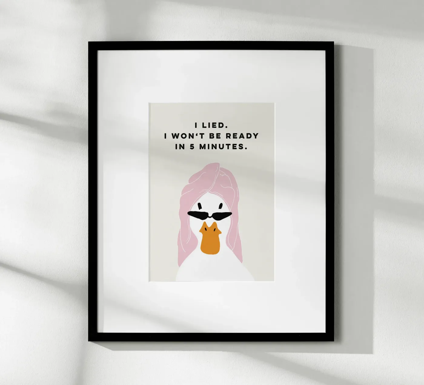 Running late Duck poster by thesoulhugclub