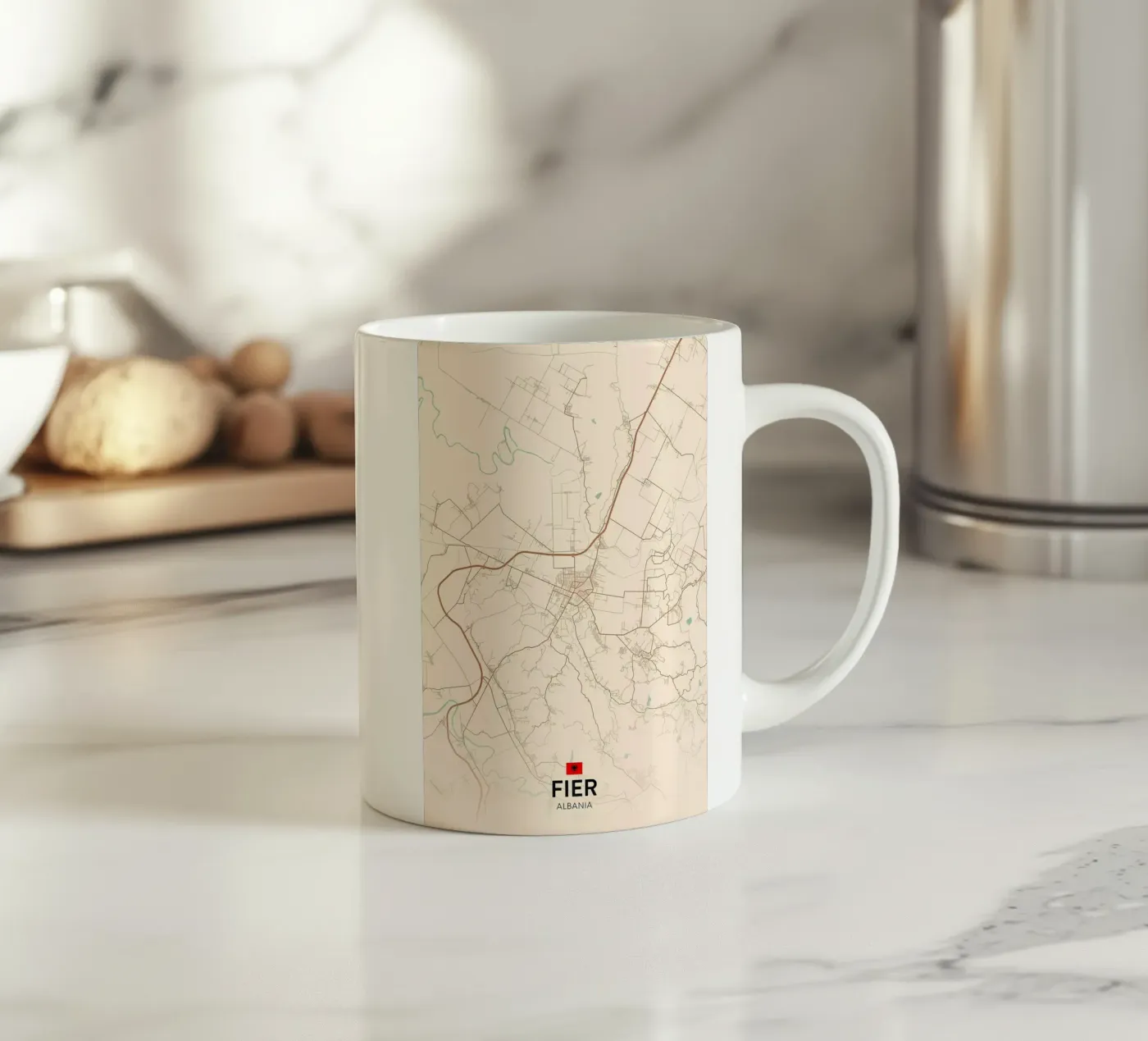 Fier AL ceramic mug by Jacob W MICKELSON