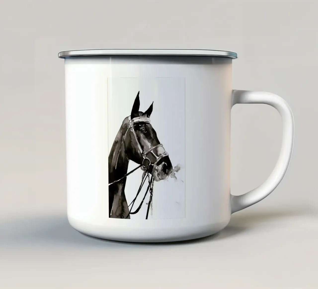 Warrior tazza in smalto da Victoria Verbaan