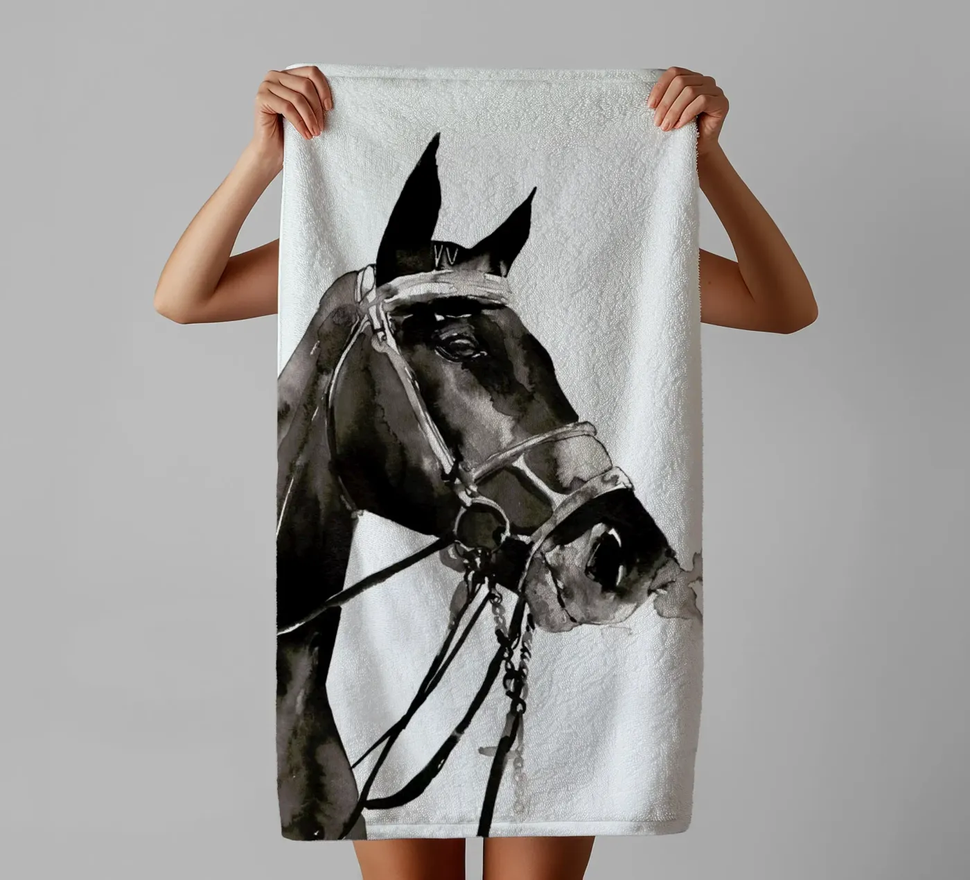 Warrior towel by Victoria Verbaan