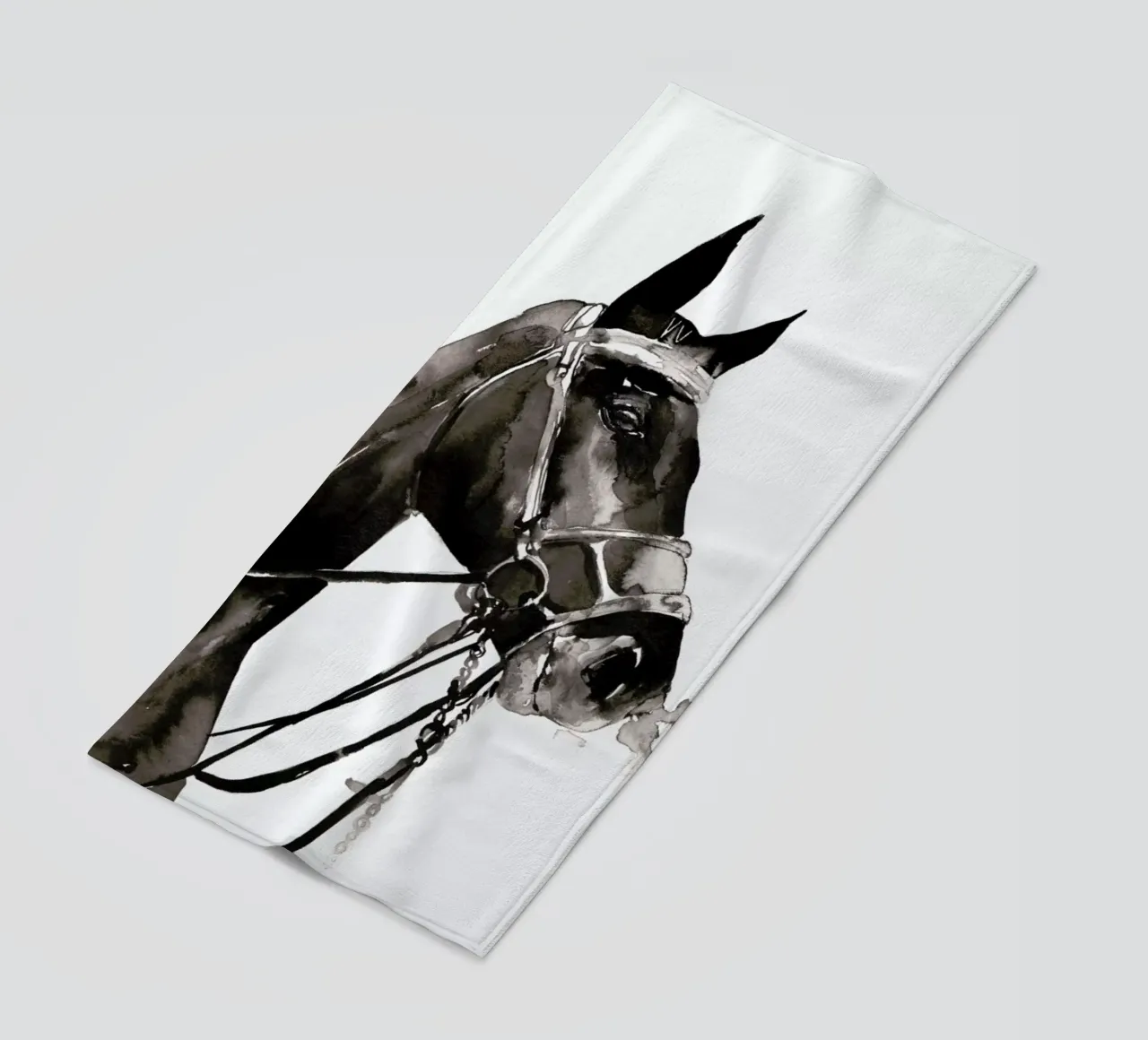 Warrior beach towel by Victoria Verbaan