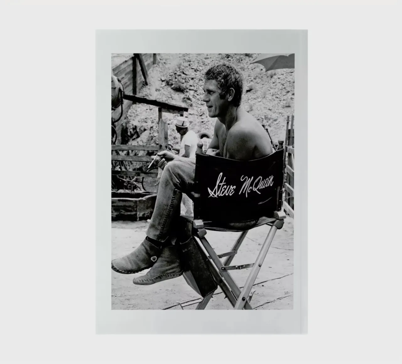Steve McQueen taking a break, 1966 diario da Gallery Print and Art Limited