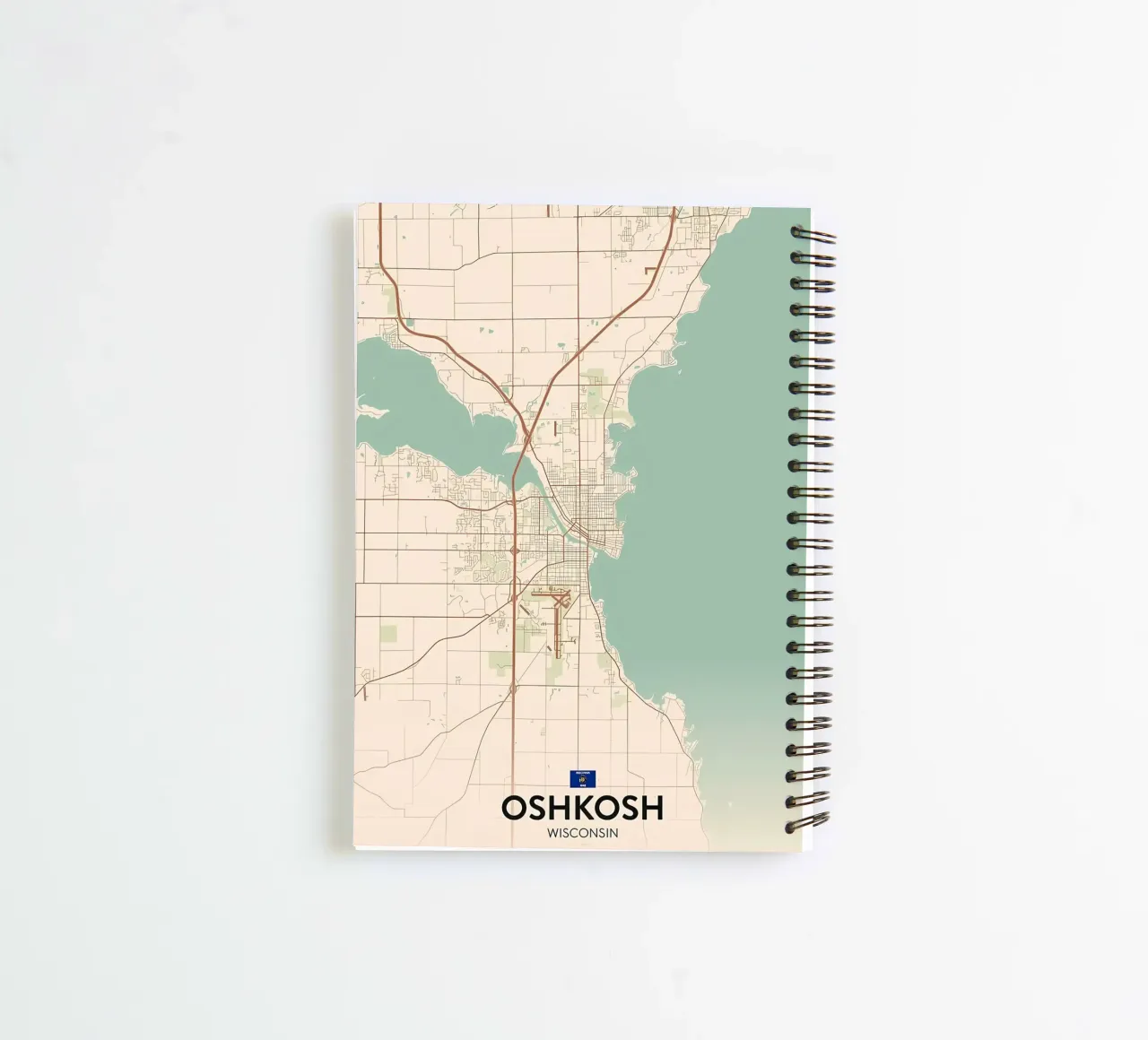 Oshkosh WI spiral notebook by Jacob W MICKELSON