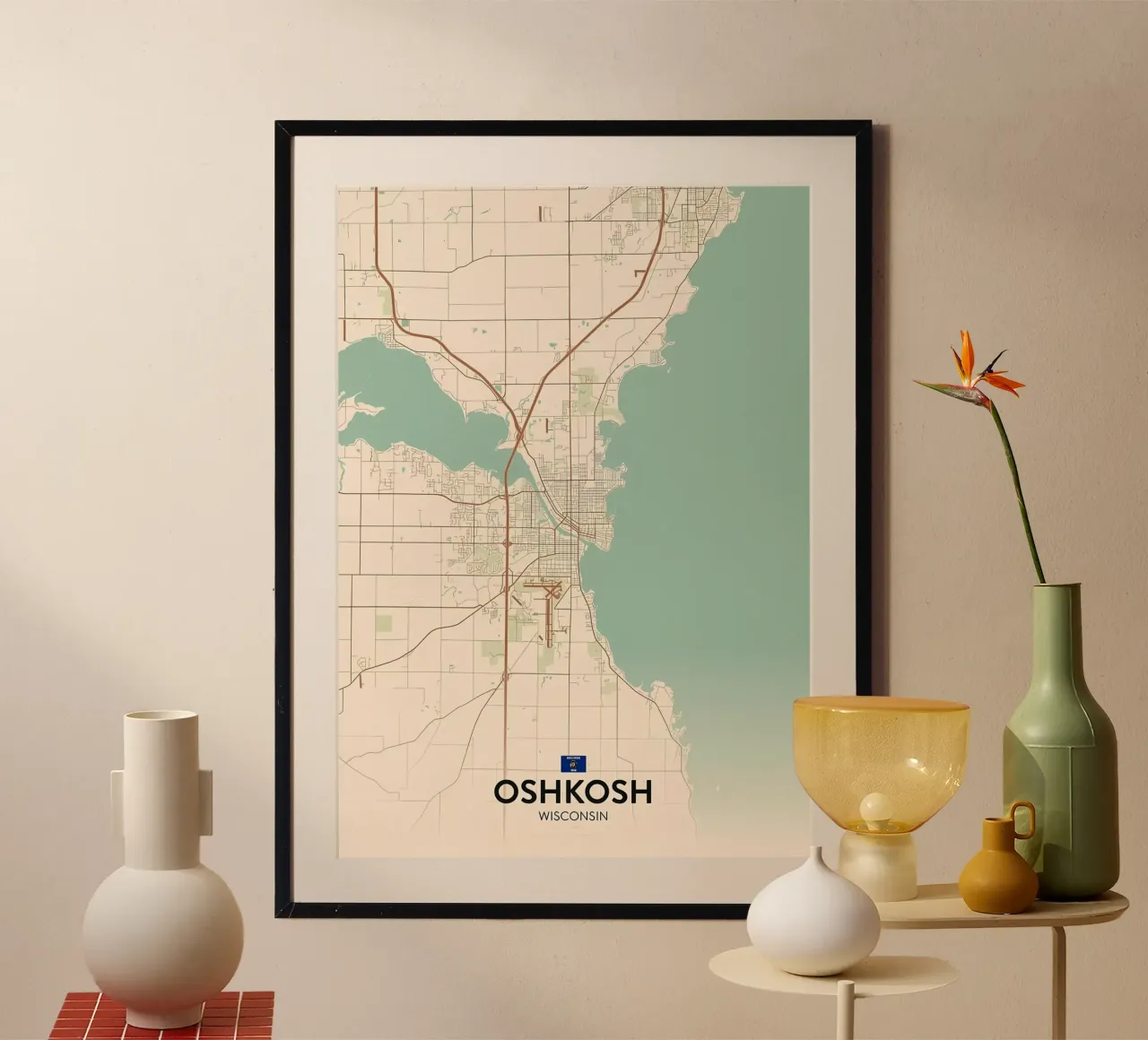 Oshkosh WI carta hahnemühle da Jacob W MICKELSON