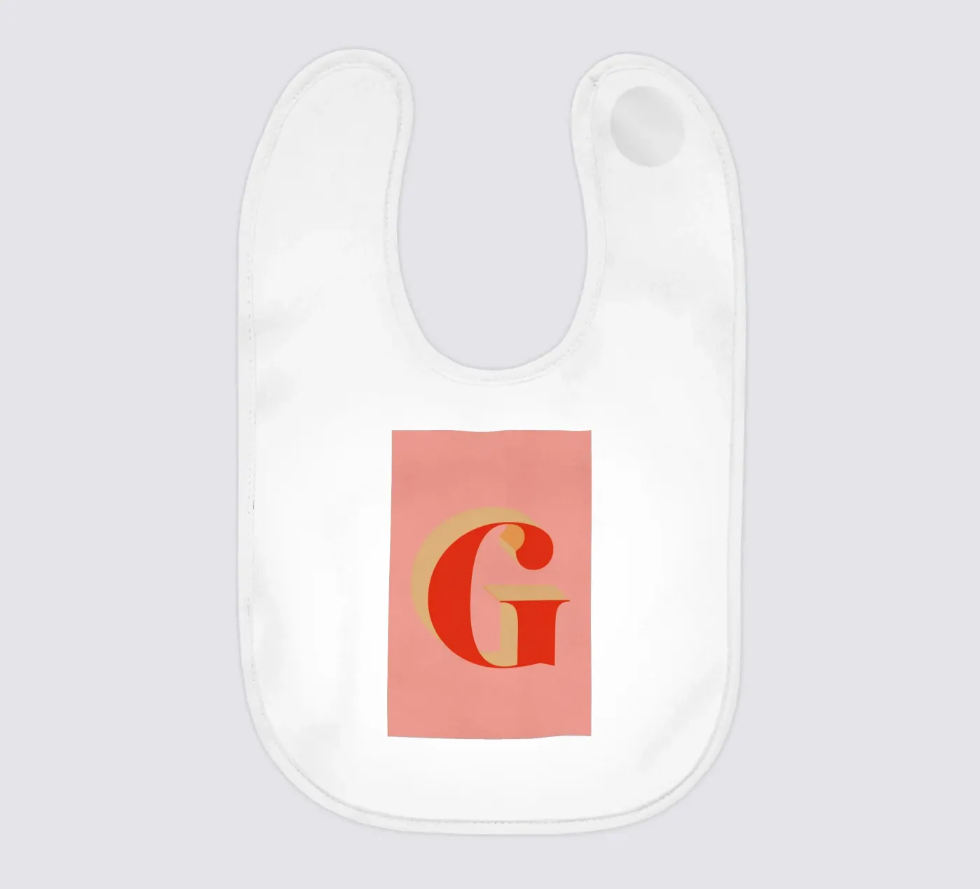 Red G Babylätzchen von daylight design studio