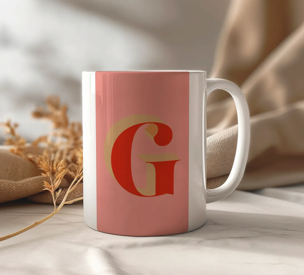 Red G tazza in ceramica da daylight design studio