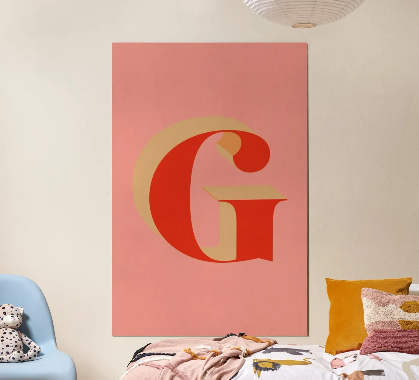 Red G poster da daylight design studio