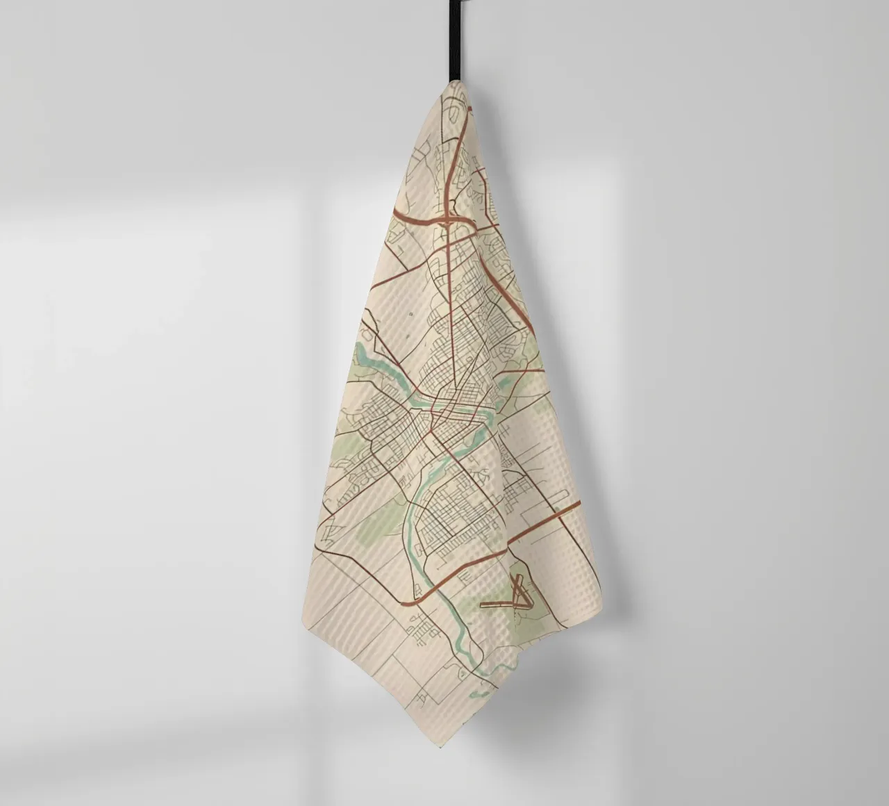 Janesville WI tea towel by Jacob W MICKELSON