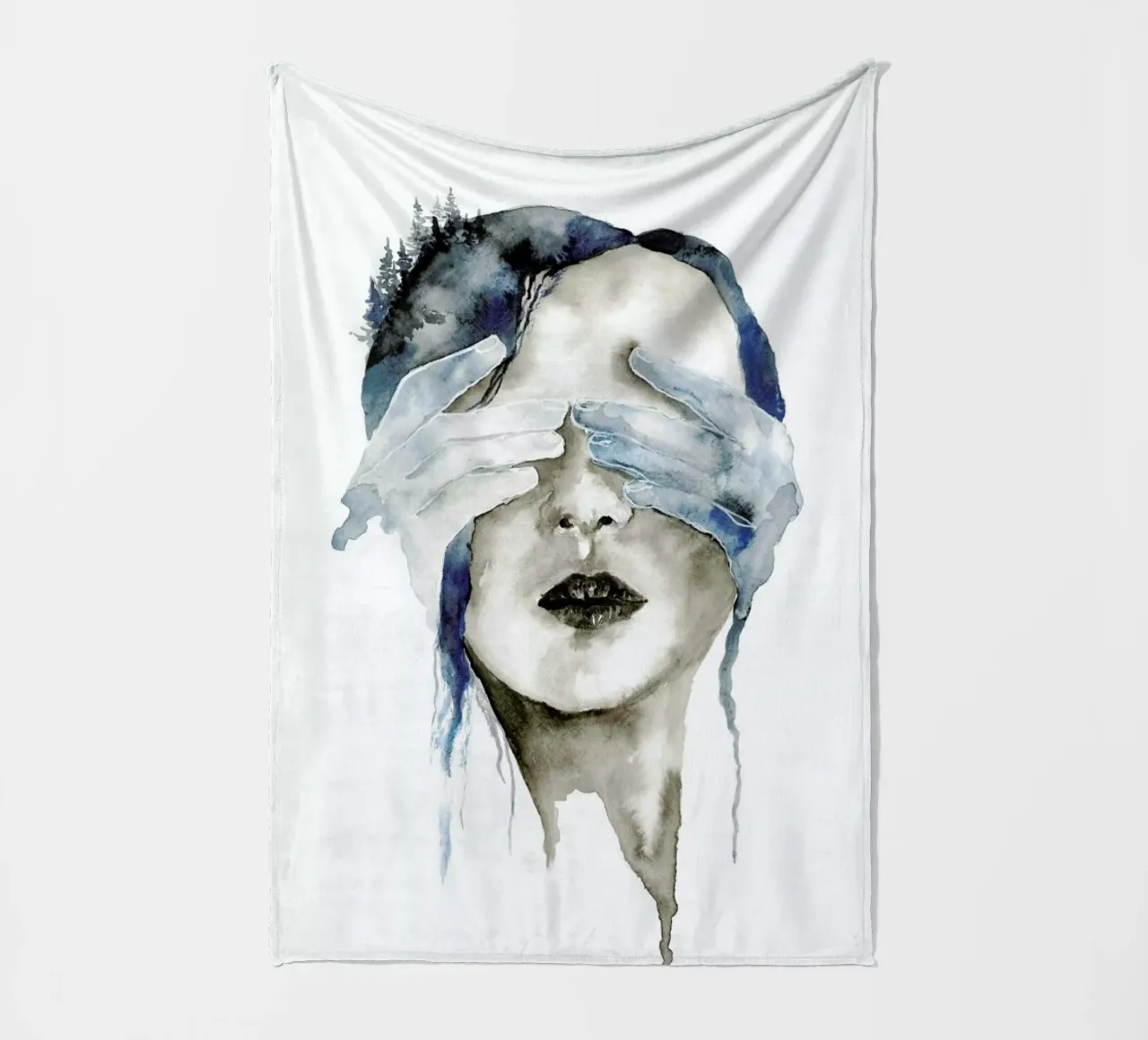 Hidden Fleecedecke von Larissa van der Laan