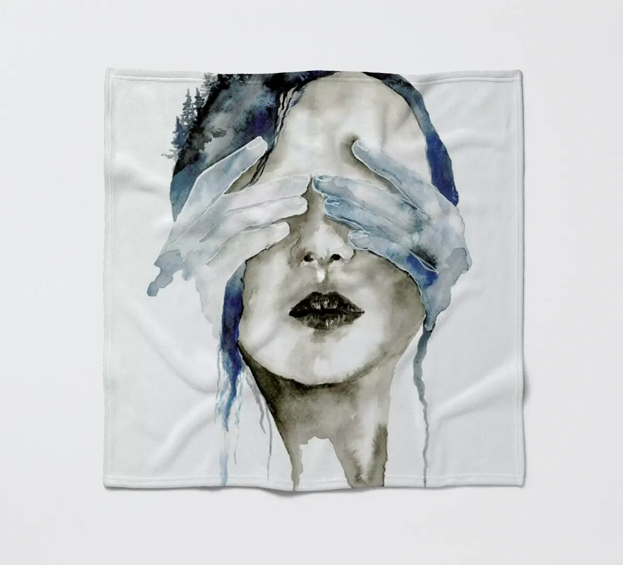 Hidden Fleecedecke von Larissa van der Laan