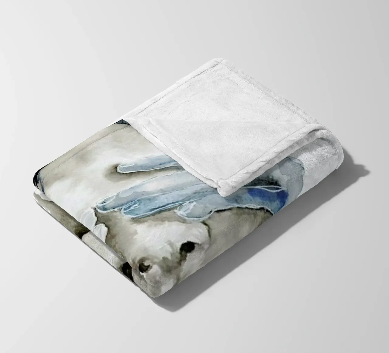 Hidden Fleecedecke von Larissa van der Laan