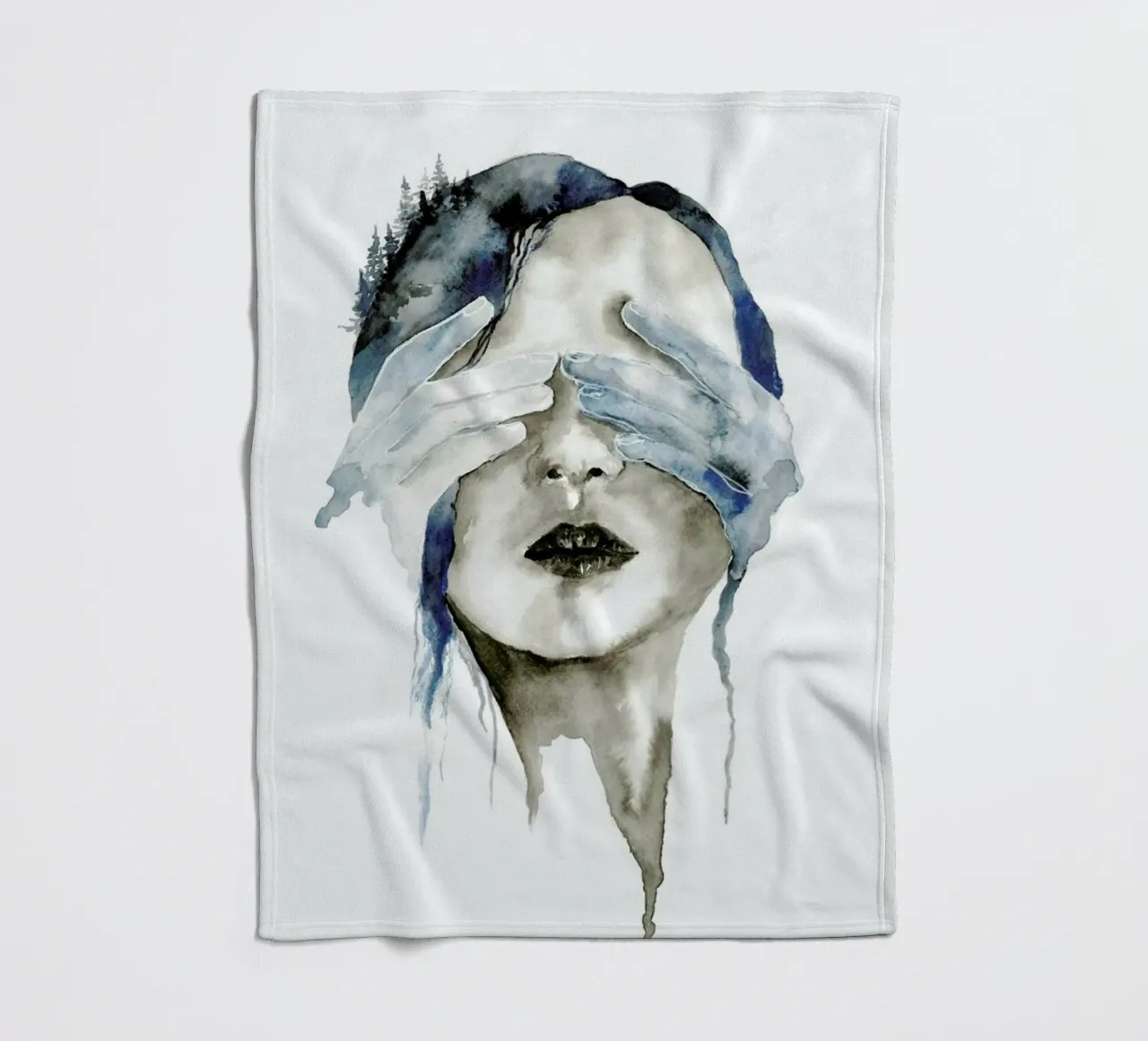 Hidden Fleecedecke von Larissa van der Laan