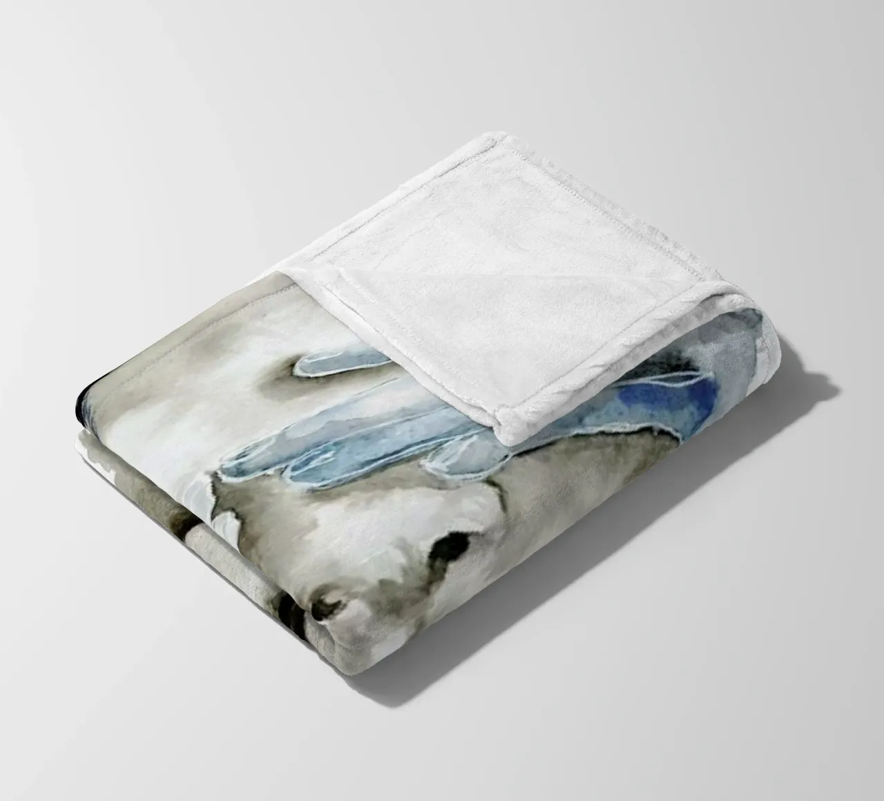 Hidden Fleecedecke von Larissa van der Laan