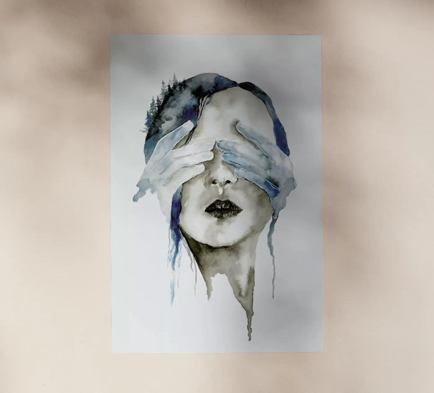 Hidden backlit film by Larissa van der Laan