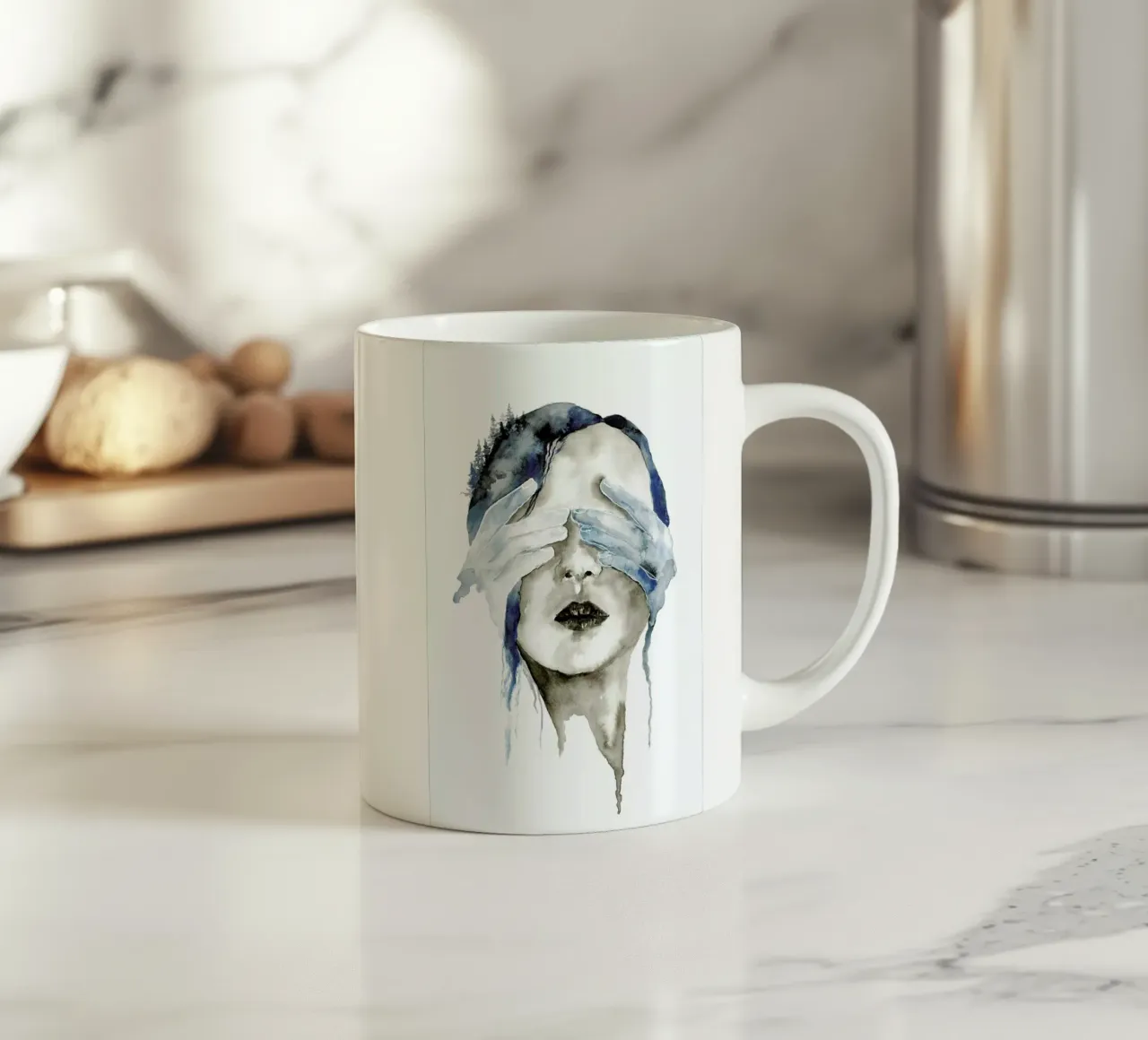 Hidden tazza in ceramica da Larissa van der Laan